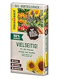 Floragard Bio-Erde Vielseitig 1x50 Liter - Universalerde für alle Pflanzen drinnen und...