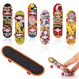 Reastar Finger Skateboard, 6 Stück Fingerboard, Mini Fingerskateboards Set,...