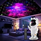LED Astronaut Sternenhimmel Projektor,Spaceman Galaxy Star Nachtlicht，Planetarium, mit...