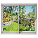 Insektenschutzrollo Fliegennetz Fenstergitter Fensternetz Fenster 105x170cm(41.3x67in)...