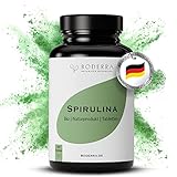 BODERRA Spirulina BIO Presslinge - HOCHDOSIERTE Spirulina Tabletten -...