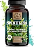 Spirulina Tabletten -3000mg je Tagesdosis- WICHTIG: 100% BIO zertifiziertes...