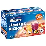 Meßmer Ländertee Mixbox | Limited Edition | 5x4 Teebeutel | Türkischer Apfel-Feige,...