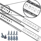 Schubladenschienen 2 STÜCK Teilauszug Rollenauszug Kugelführung H: 27 / L: 246 mm