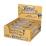 Weider Yippie Nuts Protein Bar Eiweißriegel, Caramel-Peanut Butter, 12 Stück...