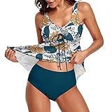 Cuwtheugwg Kinder Uhr Junge Anzüge Control Tankini Flowy Bathing Tank Bademode mit...