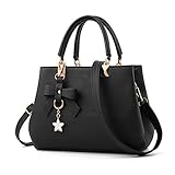 URAQT Damen Handtasche Schulterbeutel,PU Leder Damenhandtaschen Frauen Stilvolle PU...