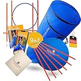 PfotenWunder® '9-in-1 - Agility Set Hunde groß + 21 Min. HUNDESCHULE - 6...