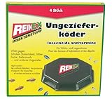 Axisis GmbH REINEX 4er Pack Ungezieferdose Köderdose Ungeziefergift Kakerlaken...