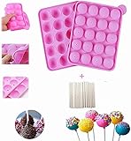 YIQI 20 Mulden, Silikon, Pop, Kuchen, Stick, Lollipop, Party, Cupcake, Kuchenform,...