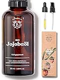 Bionoble Jojobaöl Bio 50ml - 100% Rein, Natürlich und Kaltgepresst - Gesicht, Körper,...