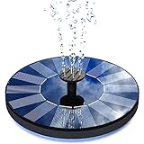 Solar Springbrunnen, Senders Solar Teichpumpe mit 1W Solar Panel Solarbrunnen...