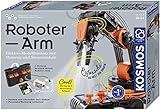 KOSMOS 620028 Roboter-Arm, Modellbausatz für deinen elektrischen Roboterarm, mit 5...