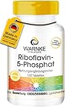 Riboflavin-5-Phosphat - Vitamin B2-100 Tabletten - vegan - aktives Riboflavin | Warnke...