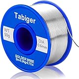 Tabiger Lötdraht, 0,6 mm bleifreier Lötdraht mit 97Sn-2Rosin-0,7Cu-0,3A, 0,6 mm, 50 g...