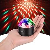 Mini Discokugel, SEBRUANC Disco Lichter LED Party Lights Musikgesteuert licht...