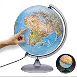 ORBIT GLOBES & MAPS - Leuchtglobus - 30cm Globus mit stabilem Standfuß, Kartenbild 2023...