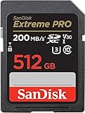 SanDisk Extreme PRO SDXC UHS-I Speicherkarte 512 GB (V30,...