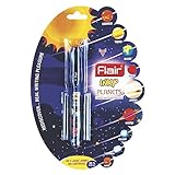 FLAIR Inky Serie Planeten Füllfederhalter mit flüssiger Tinte, Blisterpackung | 2 Stück...