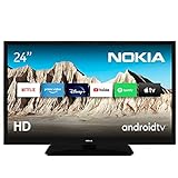 Nokia Smart TV - 24 Zoll (60cm) Fernseher mit Android TV (HD, LED, WLAN, Triple Tuner...