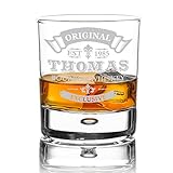 Whiskyglas Personalisiert 330 ml - Geschenk-Idee für Männer - Tumbler...