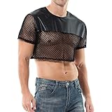 Herren pu Leder Tank Tops Leder ärmelloses T-Shirt Herren Unterwäsche Latex ähnliches...