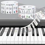 Abnehmbare Klaviertastatur-Notenetiketten (88 keys)