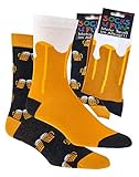 krautwear Herren Damen 2 Paar Lustige Bunte Gemusterte Fun Sneaker Socken Witzige...