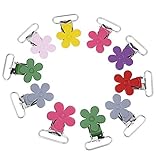 10 Stück/Lot De Clips, Mini Porte-sucette En Forme De Prune, Clips De Sucette,...