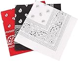 Anpro Bandana Kopftuch Schutztuch Halstuch Paisley Muster 100% Baumwolle für Herren und...