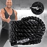 Miweba Sports Battle Rope BR-100 | 9m / 12m - Trainingsseil - Schlachtseil -...