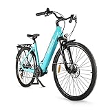 Accolmile 28 Zoll 700C Damenfahrrad City Ebike mit 250W M200 Drehmoment...