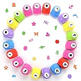 HAKACC Papierstanzer, 20 Stück Motivstanzer Set Papier Ausstanzer für Kinder DIY...