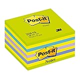 Haftnotiz-Würfel 3M Post-it 2028NB, 76x76mm, sortiert