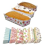 Lsydgn 100 Stück Einweg Mini Kuchenformen Papierbackform Set Mini Backform Aus Papier...