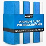 PRINOX Profi Polierschwamm fürs Auto - 3er Set - Universell nutzbar -...