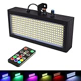 Multicolor Stroboskop mit Fernbedienung Disco Licht, 270Led Stroboskope...