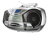 Karcher RR 510(N) - tragbares CD Radio (CD Player mit Kassette, FM Radio, Boombox, kleiner...