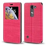 LG Spirit Case Schutzhülle für LG Spirit 4G LTE aus Leder mit Kartenfächern und...