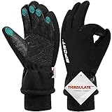 DYGSWIN Wasserdicht Winterhandschuhe, Skihandschuhe Touchscreen Handschuhe Herren Damen,...