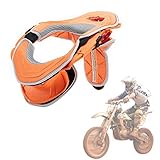 WishY Motorrad Neck Brace UnterstüTzung,Motorrad Nackenprotektor,Erwachsene...