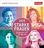 Starke Frauen Postkartenkalender 2024. Jede Woche ein kluges Zitat von mutigen...