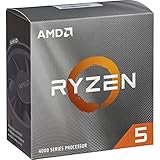 AMD Ryzen 5 4500 Prozessor (Basistakt: 3.6GHz, Max. Leistungstakt: bis zu 4.1GHz, 6 Kerne,...