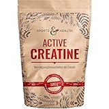 Creatine Active – Creatin Monohydrat 500g – 3,4 g Creatin Monohydrat Pulver pro...