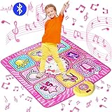 D DRONRCBRO Tanzmatte Kinder Spielzeug Geschenke für Mädchen, Musikmatte mit...