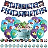 Ksopsdey Birds Ballon 32 Pcs Dschungeltierballons Kindergeburtstag Dekoration...