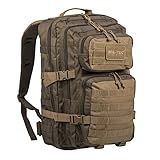 Mil-Tec US Assault Pack Backpack,L,Ranger Green/Coyote