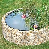 bellissa ‎‎95577 – Hochteich – 490 l Füllvolumen – Garten DIY-Kit mit Gabionen,...