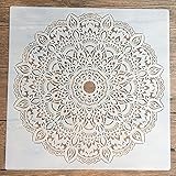 Buchstabenschablonen, 30 x 30 cm, DIY-Mandala-Bastelform zum Malen von Schablonen,...