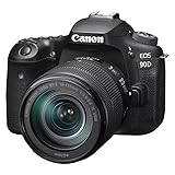 Canon EOS 90D Spiegelreflexkamera - mit Objektiv EF-S 18-135mm F3.5-5.6 IS USM...